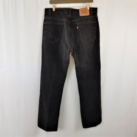 LEVI'S 505 Regular straight fit black jean - Picture 2 of 7